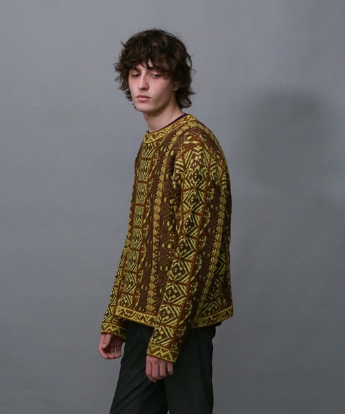 Iroquois（イロコイ）の「7GG COOGI TUCK KNIT（ニット/セーター