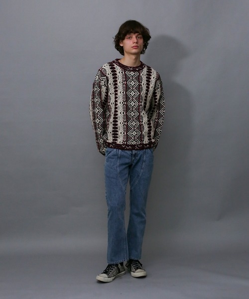 Iroquois（イロコイ）の「7GG COOGI TUCK KNIT（ニット/セーター