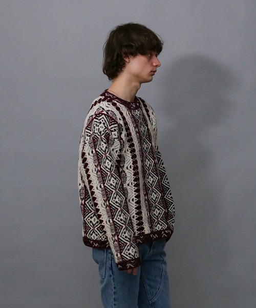 Iroquois（イロコイ）の「7GG COOGI TUCK KNIT（ニット/セーター