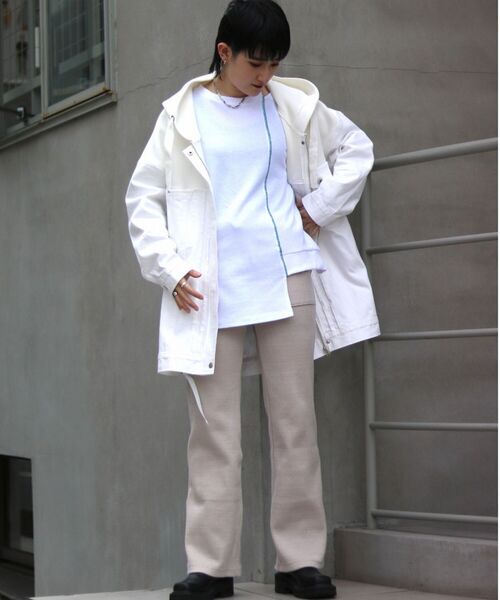 AULA AILA（アウラアイラ）の「【別注】AULA AILA/アウラアイラ/リブパンツ（その他パンツ・レディース・アイボリー・0/1）」の13枚目の写真