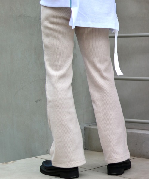 AULA AILA（アウラアイラ）の「【別注】AULA AILA/アウラアイラ/リブパンツ（その他パンツ・レディース・アイボリー・0/1）」の6枚目の写真