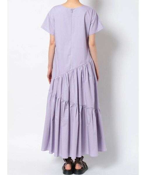 LAGUNAMOON（ラグナムーン）の「ランダムティアードワンピース（ワンピース・レディース・ブラック/カーキ/ラベンダー・SMALL/MEDIUM）」の6枚目の写真