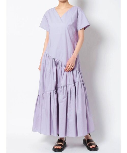 LAGUNAMOON（ラグナムーン）の「ランダムティアードワンピース（ワンピース・レディース・ブラック/カーキ/ラベンダー・SMALL/MEDIUM）」の11枚目の写真