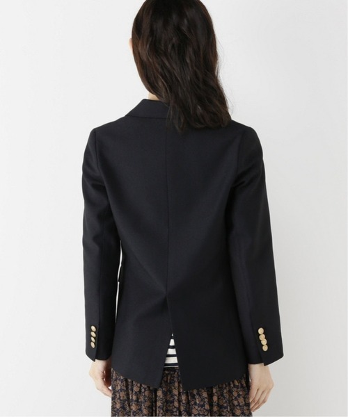 JOURNAL STANDARD relume（ジャーナルスタンダード　レリューム）の「T/Wギャバネイビーブレザー◆（テーラードジャケット・レディース・ネイビー・38/36）」の6枚目の写真