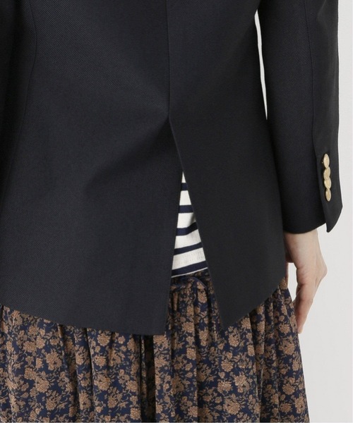 JOURNAL STANDARD relume（ジャーナルスタンダード　レリューム）の「T/Wギャバネイビーブレザー◆（テーラードジャケット・レディース・ネイビー・38/36）」の7枚目の写真