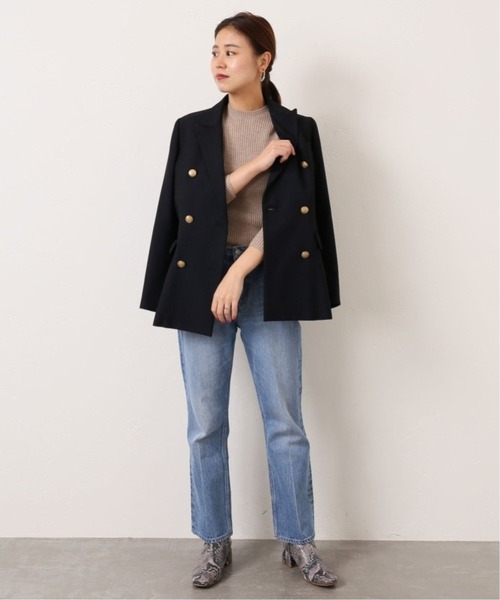 JOURNAL STANDARD relume（ジャーナルスタンダード　レリューム）の「T/Wギャバネイビーブレザー◆（テーラードジャケット・レディース・ネイビー・38/36）」の11枚目の写真