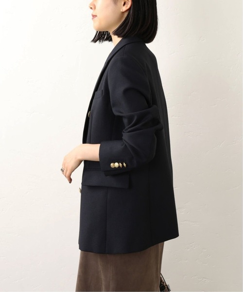 JOURNAL STANDARD relume（ジャーナルスタンダード　レリューム）の「T/Wギャバネイビーブレザー◆（テーラードジャケット・レディース・ネイビー・38/36）」の14枚目の写真