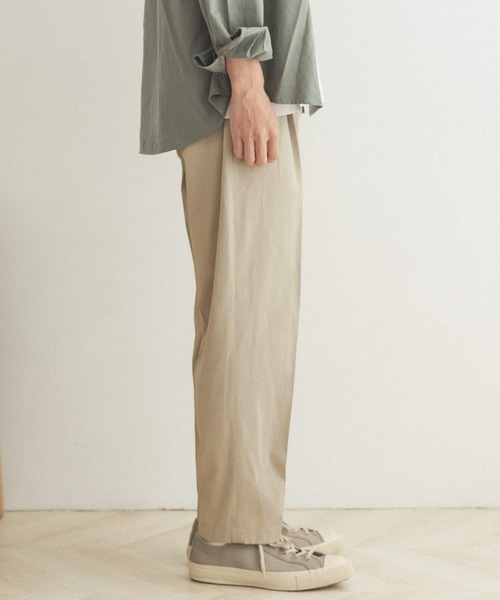 FORK&SPOON（フォークアンドスプーン）の「FORK&SPOON　リネンペグトップパンツ（その他パンツ・メンズ・ベージュ/チャコールグレー・5/4）」の15枚目の写真