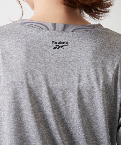 Reebok(リーボック)の「【Reebok / リーボック】レディース長袖Tシャツ(Tシャツ/カットソー・レディース・ホワイト/ブラック/ラベンダー/杢グレー/ネイビー・SMALL/MEDIUM/LARGE/X-LARGE)」の16枚目の写真