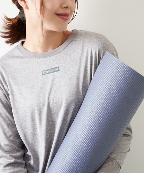 Reebok(リーボック)の「【Reebok / リーボック】レディース長袖Tシャツ(Tシャツ/カットソー・レディース・ホワイト/ブラック/ラベンダー/杢グレー/ネイビー・SMALL/MEDIUM/LARGE/X-LARGE)」の15枚目の写真