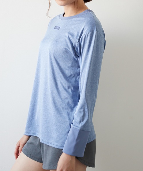 Reebok(リーボック)の「【Reebok / リーボック】レディース長袖Tシャツ(Tシャツ/カットソー・レディース・ホワイト/ブラック/ラベンダー/杢グレー/ネイビー・SMALL/MEDIUM/LARGE/X-LARGE)」の20枚目の写真