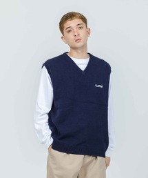 XLARGE | STANDARD LOGO KNITVEST(ベスト)