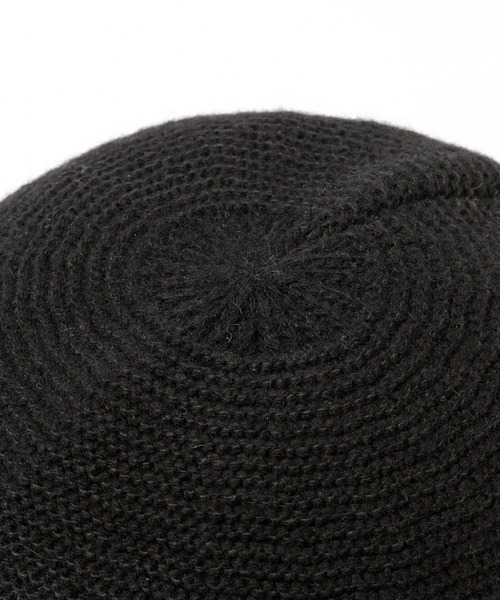 Heather（ヘザー）の「ウール混チューリップハット　228455（ハット・レディース・ブラック/アイボリー・ONE SIZE）」の10枚目の写真