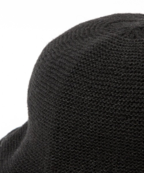 Heather（ヘザー）の「ウール混チューリップハット　228455（ハット・レディース・ブラック/アイボリー・ONE SIZE）」の11枚目の写真