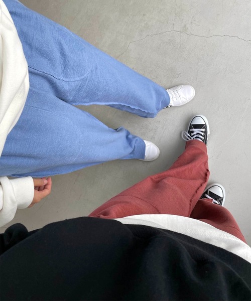 キャナルジーン  レッドチョップワークス  ワッフルスリットパンツ CANAL JEAN（キャナルジーン）の「RED CHOP WORKS(レッド