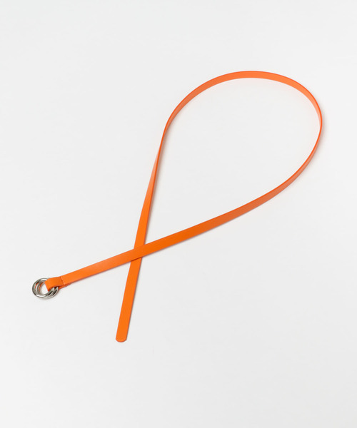 SENSE OF PLACE by URBAN RESEARCH（センスオブプレイスバイアーバンリサーチ）の「ダブルリングナローベルト（ベルト・レディース・ブラック/オレンジ/アイボリー・ONE）」の4枚目の写真