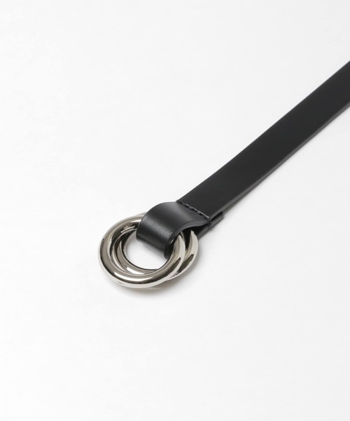 SENSE OF PLACE by URBAN RESEARCH（センスオブプレイスバイアーバンリサーチ）の「ダブルリングナローベルト（ベルト・レディース・ブラック/オレンジ/アイボリー・ONE）」の9枚目の写真