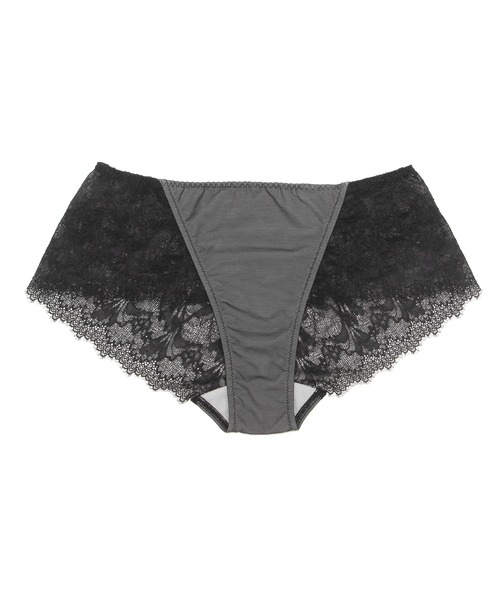 Chut！ INTIMATES（シュットインティメイツ）の「サイドシェイプブラ ハイライズショーツ (C355)（ショーツ・レディース・ブラック/パープル/ライトベージュ・M/L）」の2枚目の写真