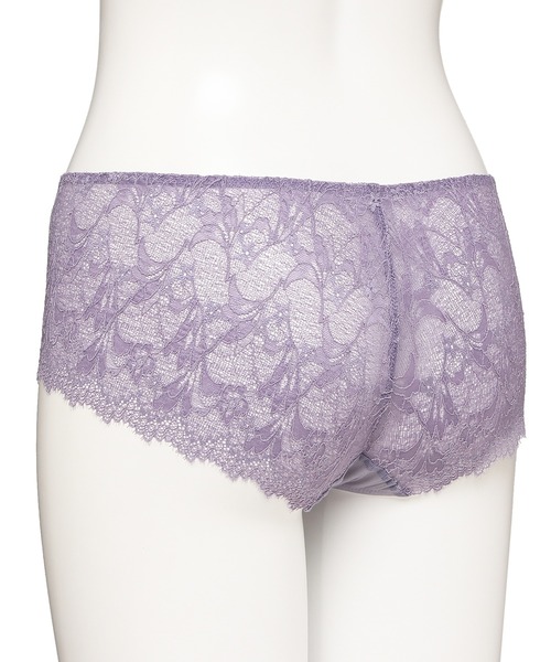 Chut！ INTIMATES（シュットインティメイツ）の「サイドシェイプブラ ハイライズショーツ (C355)（ショーツ・レディース・ブラック/パープル/ライトベージュ・M/L）」の7枚目の写真