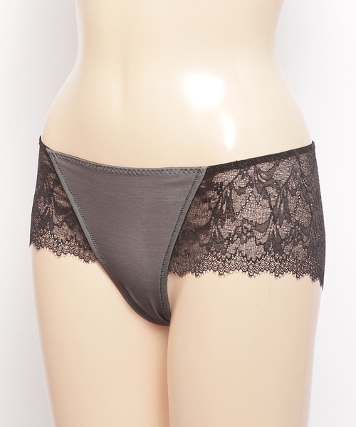 Chut！ INTIMATES（シュットインティメイツ）の「サイドシェイプブラ ハイライズショーツ (C355)（ショーツ・レディース・ブラック/パープル/ライトベージュ・M/L）」の11枚目の写真