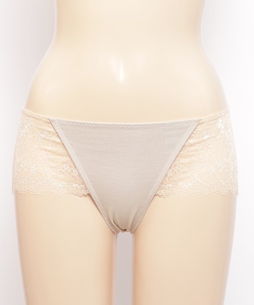Chut！ INTIMATES（シュットインティメイツ）の「サイドシェイプブラ ハイライズショーツ (C355)（ショーツ・レディース・ブラック/パープル/ライトベージュ・M/L）」の9枚目の写真