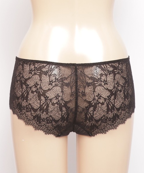 Chut！ INTIMATES（シュットインティメイツ）の「サイドシェイプブラ ハイライズショーツ (C355)（ショーツ・レディース・ブラック/パープル/ライトベージュ・M/L）」の12枚目の写真