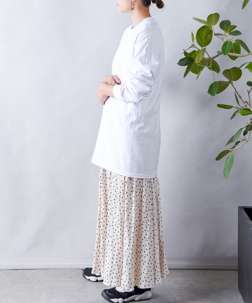 GILDAN(ギルダン)の「【GILDAN/ギルダン】スタンダードロンTee(Tシャツ/カットソー・レディース・ブラック/ネイビー/ホワイト/ナチュラル/アッシュグレー/ライトブルー/マルーン/ケリー/ダークオレンジ/ロイヤルブルー/インディゴブルー/ダークグレー/イエロー系/ゴールド/アーミー・L/S/M/XL)」の21枚目の写真