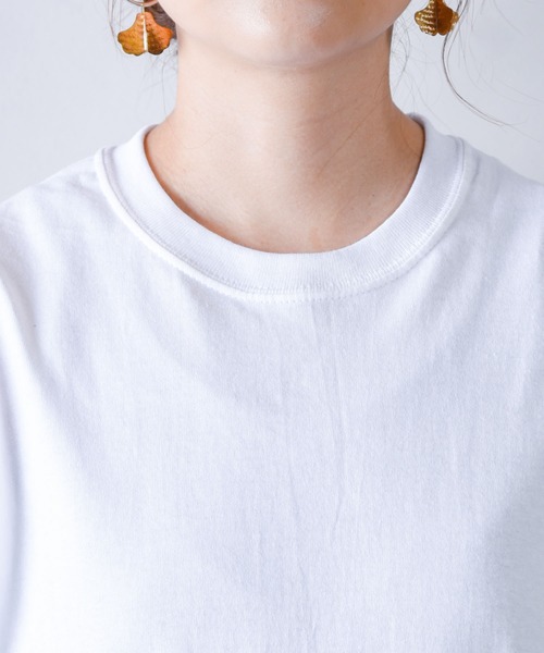 GILDAN(ギルダン)の「【GILDAN/ギルダン】スタンダードロンTee(Tシャツ/カットソー・レディース・ブラック/ネイビー/ホワイト/ナチュラル/アッシュグレー/ライトブルー/マルーン/ケリー/ダークオレンジ/ロイヤルブルー/インディゴブルー/ダークグレー/イエロー系/ゴールド/アーミー・L/S/M/XL)」の19枚目の写真