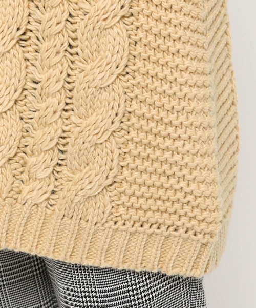 LEPSIM（レプシィム）の「【辻直子さんコラボ】ボリュームケーブルニット　229732（ニット/セーター・レディース・ライトイエロー/ピンク/ブルー・FREE）」の17枚目の写真