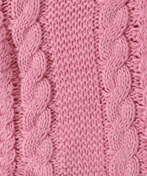 LEPSIM（レプシィム）の「【辻直子さんコラボ】ボリュームケーブルニット　229732（ニット/セーター・レディース・ライトイエロー/ピンク/ブルー・FREE）」の20枚目の写真