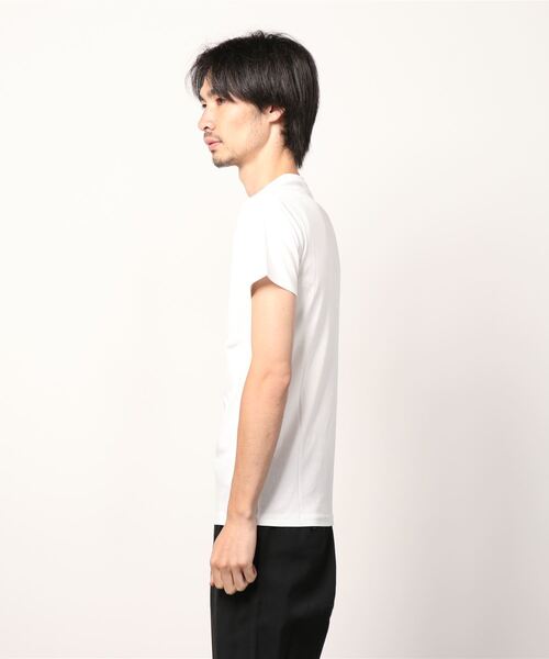 GalaabenD（ガラアーベント）の「バイオシルケットスムースVネックカットソー（Tシャツ/カットソー・メンズ・ホワイト・M）」の2枚目の写真