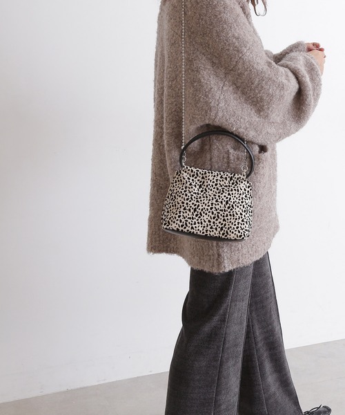 FREE'S MART（フリーズマート）の「◆ボールチェーンバッグ（ハンドバッグ・レディース・ホワイト系その他/グリーン・ﾌﾘ-）」の5枚目の写真