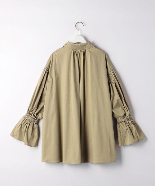 green label relaxing(グリーンレーベルリラクシング)の「<Tavii> キャンディー スリーブ ブラウス(シャツ/ブラウス・レディース・ブラック/ベージュ・FREE)」の3枚目の写真
