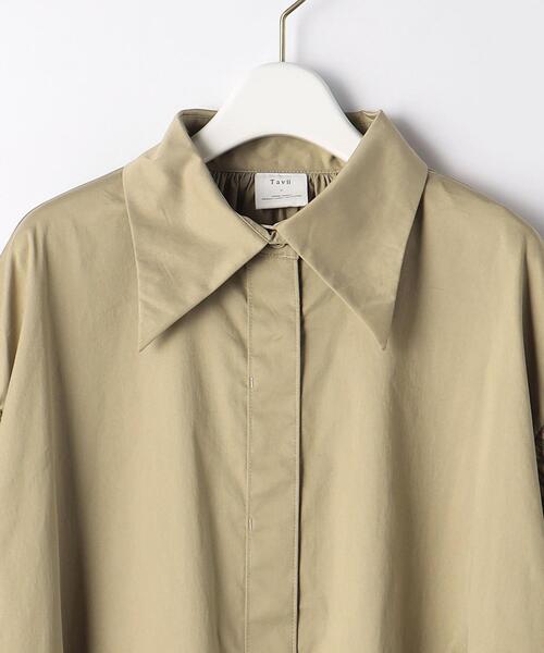 green label relaxing(グリーンレーベルリラクシング)の「<Tavii> キャンディー スリーブ ブラウス(シャツ/ブラウス・レディース・ブラック/ベージュ・FREE)」の7枚目の写真