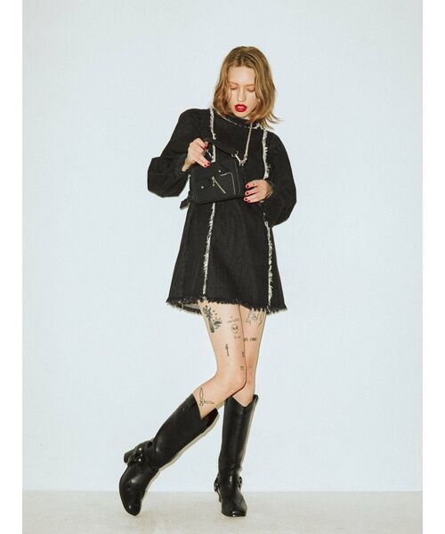 jouetie（ジュエティ）の「フリンジミニワンピース（ワンピース）」 - WEAR