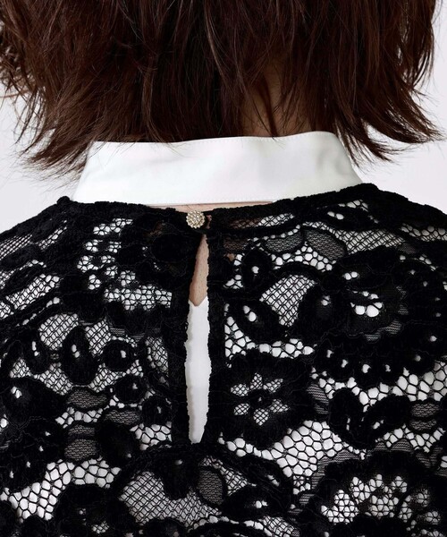 LOVELESS(ラブレス)の「オフベストセット ブザムドレス(ワンピース・レディース・オフホワイト・36/34)」の17枚目の写真