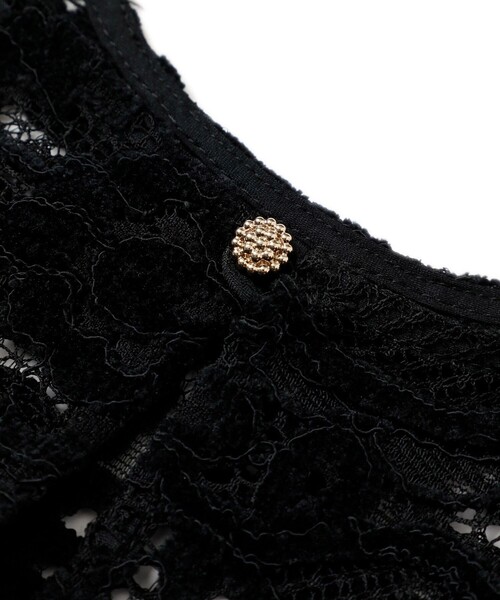 LOVELESS(ラブレス)の「オフベストセット ブザムドレス(ワンピース・レディース・オフホワイト・36/34)」の12枚目の写真