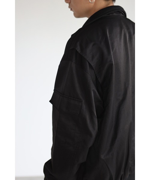 CREARE -LINO-（クレアーレリノ）の「オーバーサイズ BIGポケット MA-1 <ユニセックス>（MA-1・メンズ・ブラック/ライトベージュ/カーキ・M/L）」の14枚目の写真