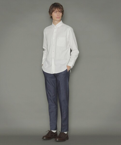 MACKINTOSH LONDON（マッキントッシュ ロンドン）の「綿カポックネルシャツ（シャツ/ブラウス・メンズ・オフホワイト/チャコールグレー/ネイビー/ベージュ系その他3・M/LL/L）」の13枚目の写真