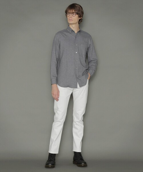 MACKINTOSH LONDON（マッキントッシュ ロンドン）の「綿カポックネルシャツ（シャツ/ブラウス・メンズ・オフホワイト/チャコールグレー/ネイビー/ベージュ系その他3・M/LL/L）」の15枚目の写真