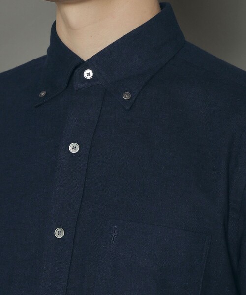 MACKINTOSH LONDON（マッキントッシュ ロンドン）の「綿カポックネルシャツ（シャツ/ブラウス・メンズ・オフホワイト/チャコールグレー/ネイビー/ベージュ系その他3・M/LL/L）」の19枚目の写真