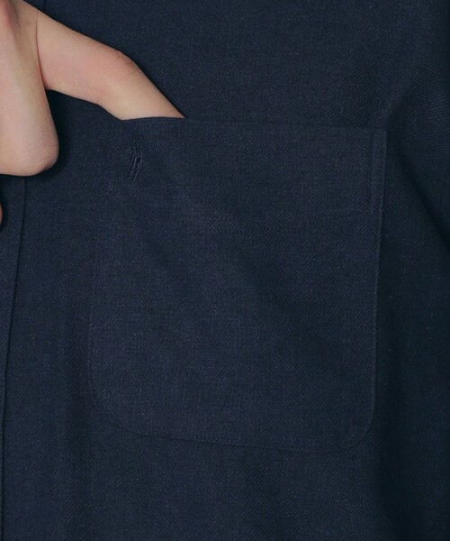 MACKINTOSH LONDON（マッキントッシュ ロンドン）の「綿カポックネルシャツ（シャツ/ブラウス・メンズ・オフホワイト/チャコールグレー/ネイビー/ベージュ系その他3・M/LL/L）」の16枚目の写真