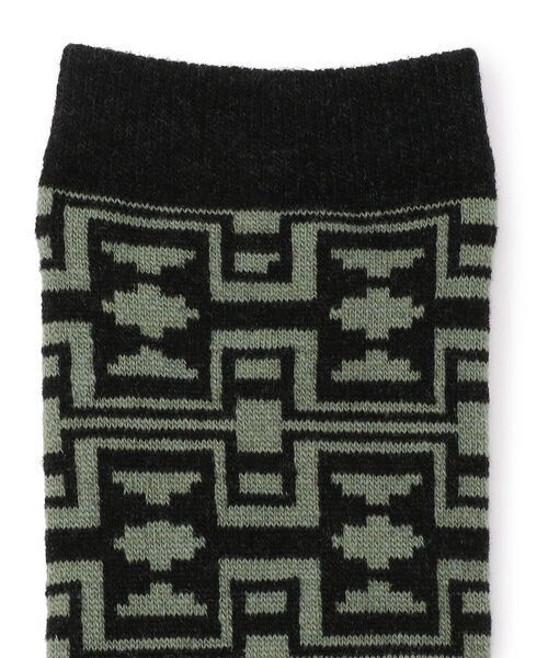 MARCOMONDE(マルコモンド)の「MARCOMONDE(マルコモンド)柄SOX メンズ(ソックス/靴下・メンズ・ベージュ/ブラウン/グリーン・3)」の4枚目の写真