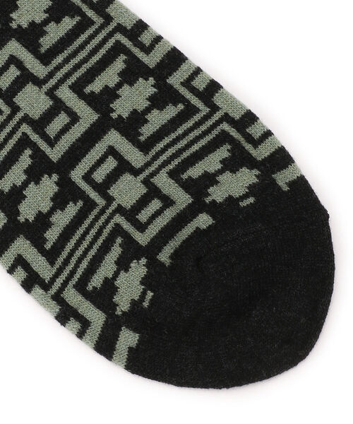 MARCOMONDE(マルコモンド)の「MARCOMONDE(マルコモンド)柄SOX メンズ(ソックス/靴下・メンズ・ベージュ/ブラウン/グリーン・3)」の6枚目の写真