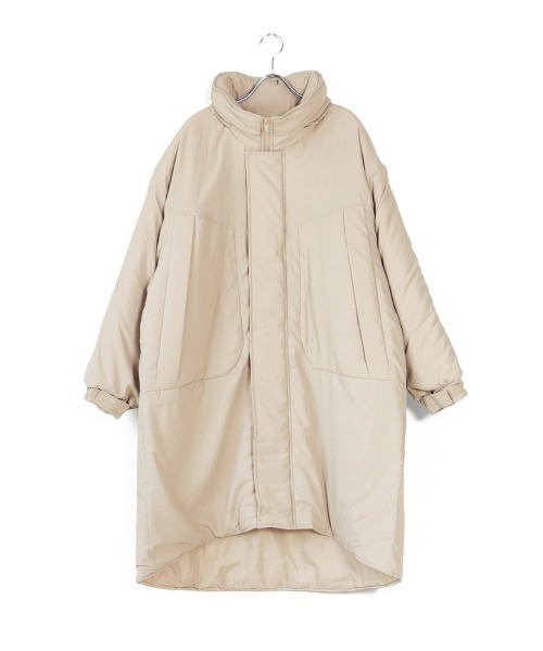 Bab(バブ)の「【WEB限定】ビッグシルエットビッグポケット中綿コート(その他アウター・レディース・グレー系その他/ベージュ/ブラック・38)」の19枚目の写真
