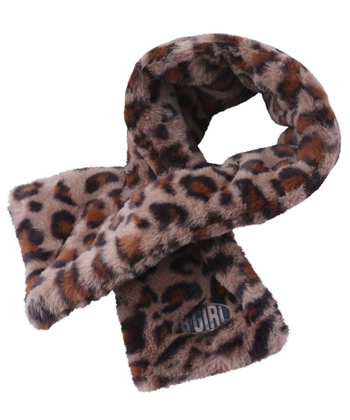 X-girl(エックスガール)の「ECO FUR SCARF(マフラー・レディース・ブラック/ベージュ・ONE SIZE)」の12枚目の写真