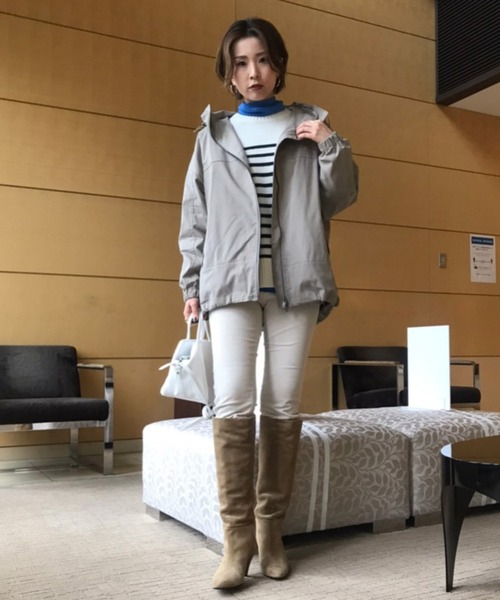 Maison de Beige（メゾンドベージュ）の「《Maison de Beige》マウンテンパーカー（マウンテンパーカー・レディース・ブラック/モカ・9号/7号）」の4枚目の写真