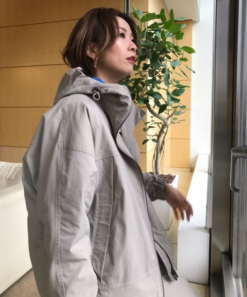 Maison de Beige（メゾンドベージュ）の「《Maison de Beige》マウンテンパーカー（マウンテンパーカー・レディース・ブラック/モカ・9号/7号）」の6枚目の写真