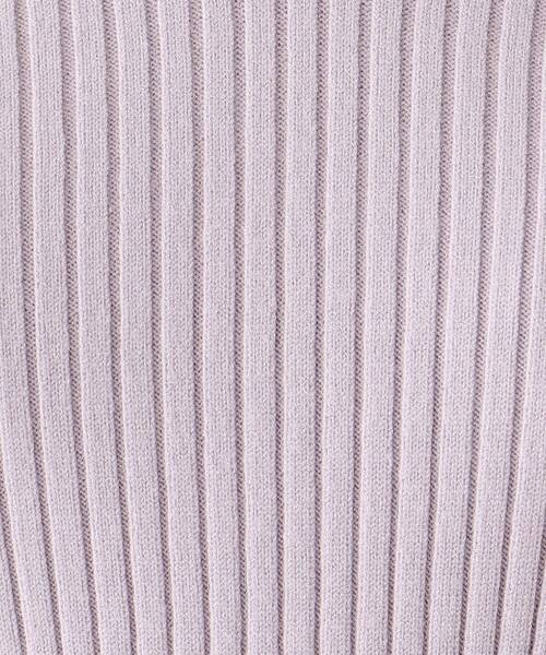 AG by aquagirl（エージーバイアクアガール）の「◆リブVネックニット【WEB限定サイズ】（ニット/セーター・レディース・ブラック/パープル/グリーン/ホワイト系/ベージュ系9/ライトグレー系5・40/38/36）」の16枚目の写真