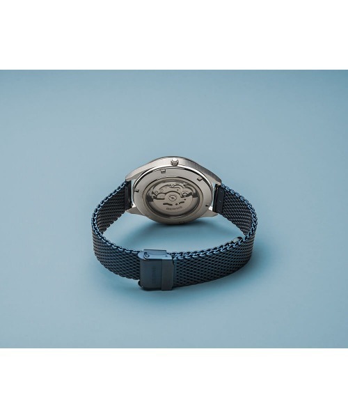 BERING 腕時計 ブルー オートマチック オープンハート 16743-307 Amazon.co.jp: BERING(ベーリング) 腕時計 メンズ オートマチック